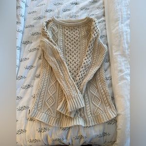 L.L. Bean signature fisherman tunic sweater.